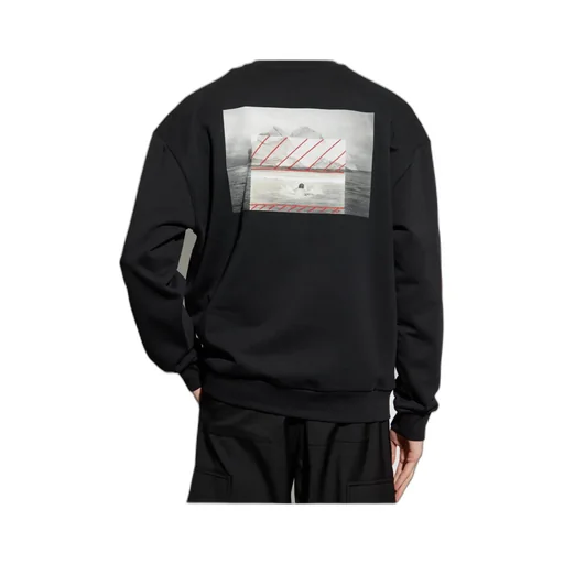 Logo Patch Crewneck Sweatshirt