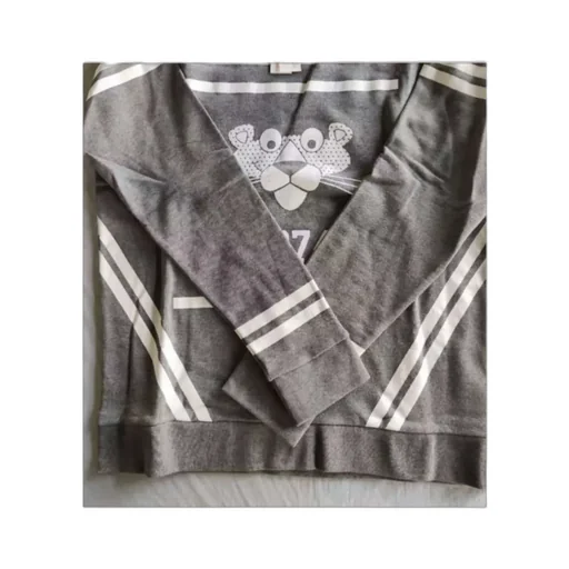 Long-Sleeved Printed Pattern Sweater