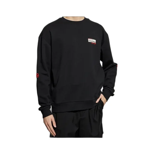 Logo Patch Crewneck Sweatshirt