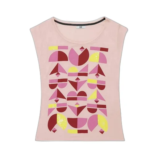 Printed Sleeveless T-Shirt