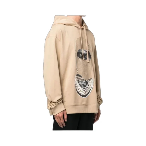 Graphic-Print Long-Sleeve Hoodie
