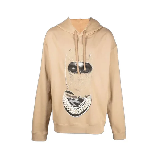 Graphic-Print Long-Sleeve Hoodie