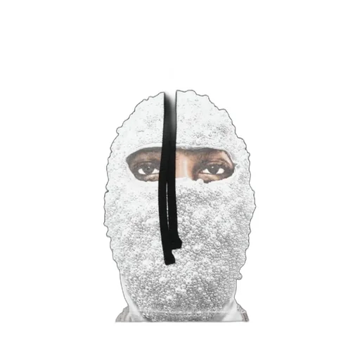 Mask Printed Drawstring Hoodie