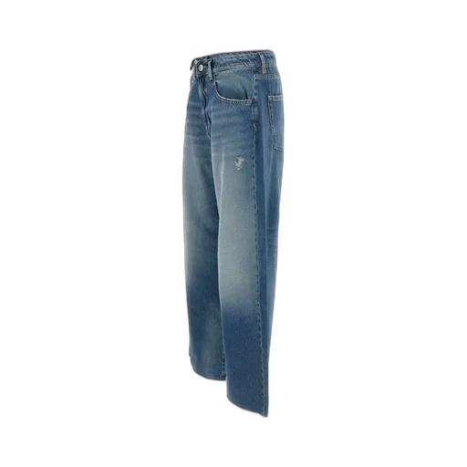 Bea Jeans With Belt Loops And Patch