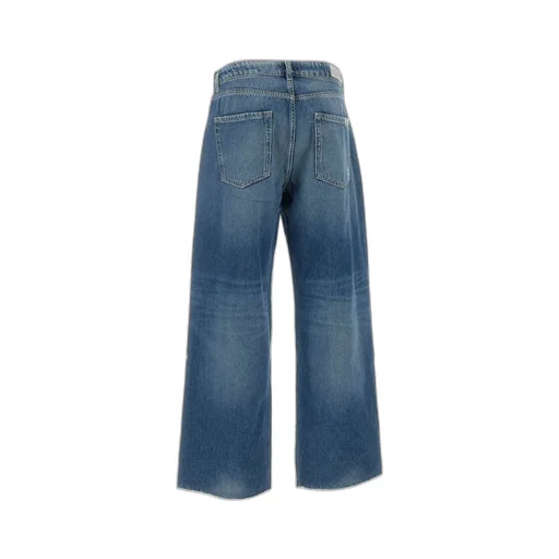 Bea Jeans With Belt Loops And Patch