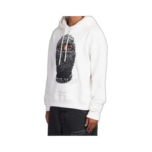 Graphic Printed Drawstring Hoodie