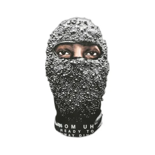 Mask Printed Crewneck Sweatshirt