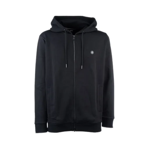 Logo Patch Zipped Hoodie