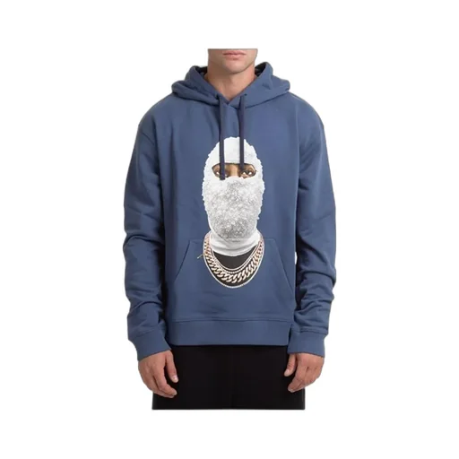 Gold Face Print Hoodie