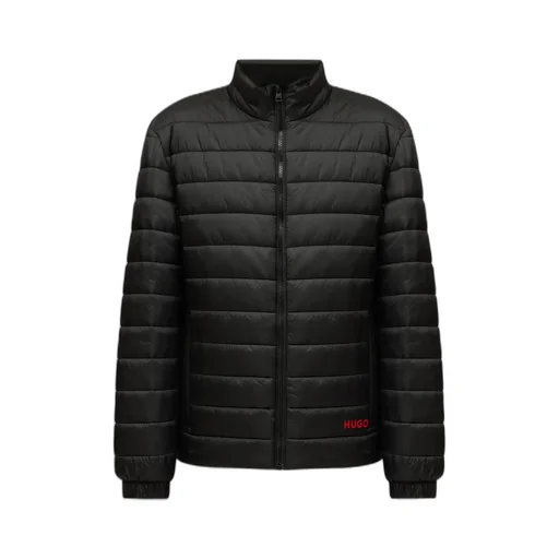 Logo-Printed Zipped Padded Jacket