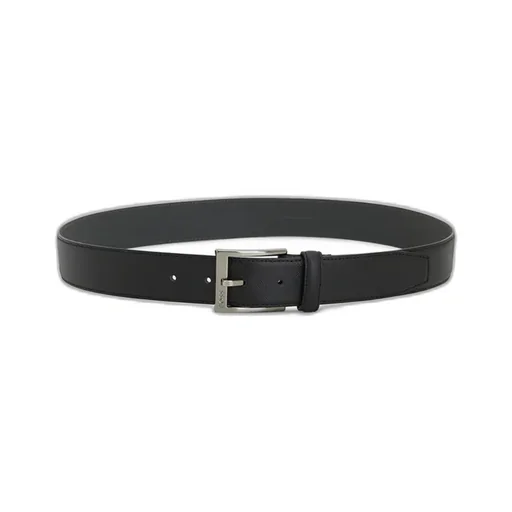 Logo Engraved Buckle-Fastened Belt