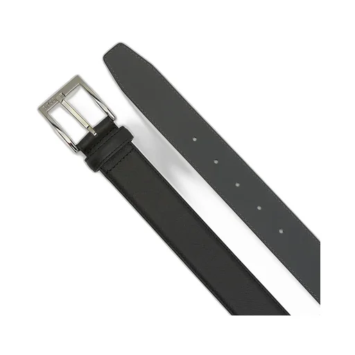 Logo Engraved Buckle-Fastened Belt