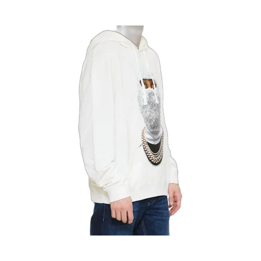 Graphic Printed Drawstring Hoodie