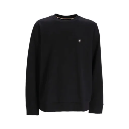 Logo Plaque Crewneck Sweatshirt