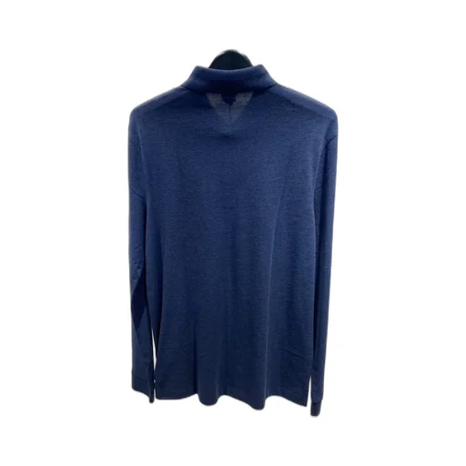 Buckle Long-Sleeved Polo Shirt