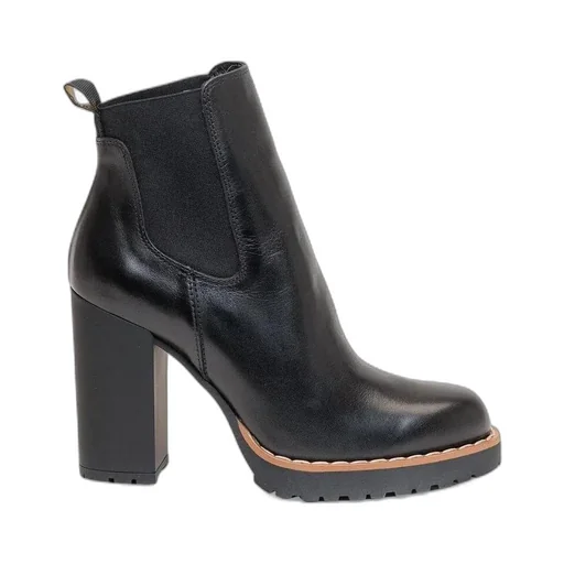 Block Heel Ankle Boots