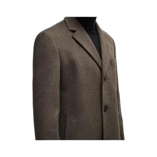 Single Breasted Slim-Fit Coat