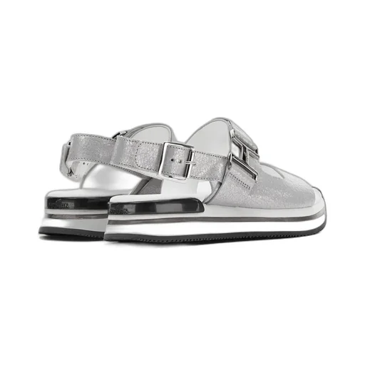 Logo-Buckle Detail Sandals
