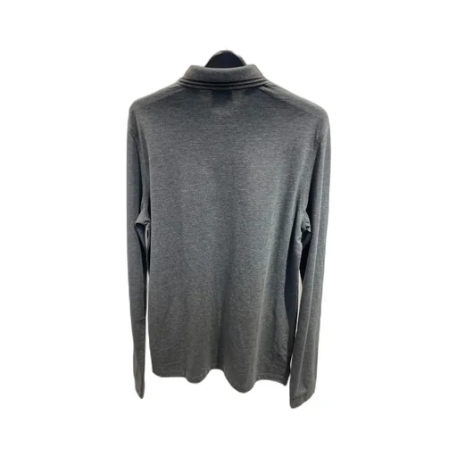 Buckle Long-Sleeved Polo Shirt