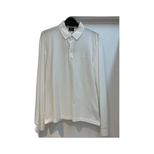Buckle Long-Sleeved Polo Shirt