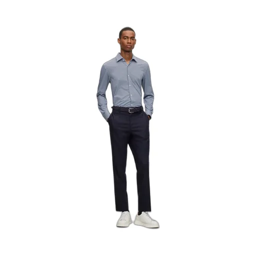 Belt-Loop Formal Trousers