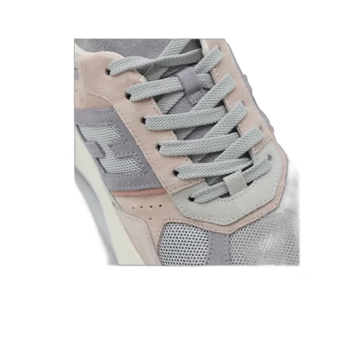 Panelled Lace-Up Sneakers