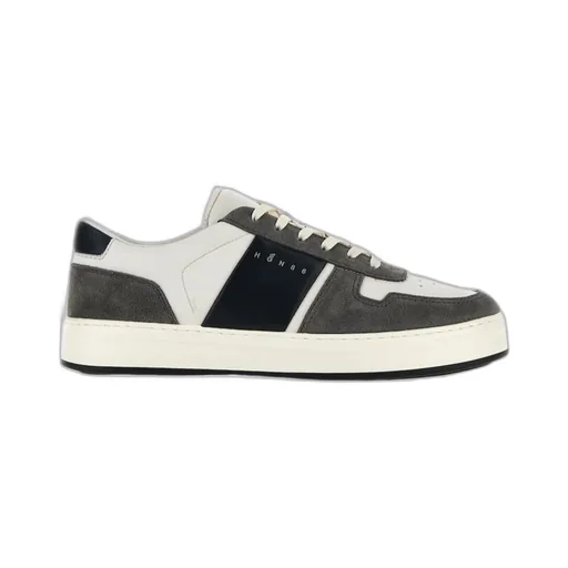 H-Tv Logo Printed Panelled Sneakers