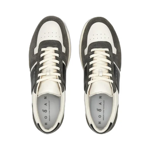 H-Tv Logo Printed Panelled Sneakers