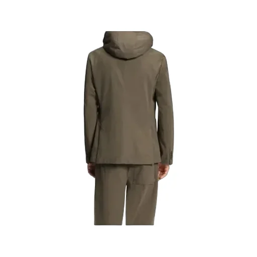 Layered Hooded Jacket