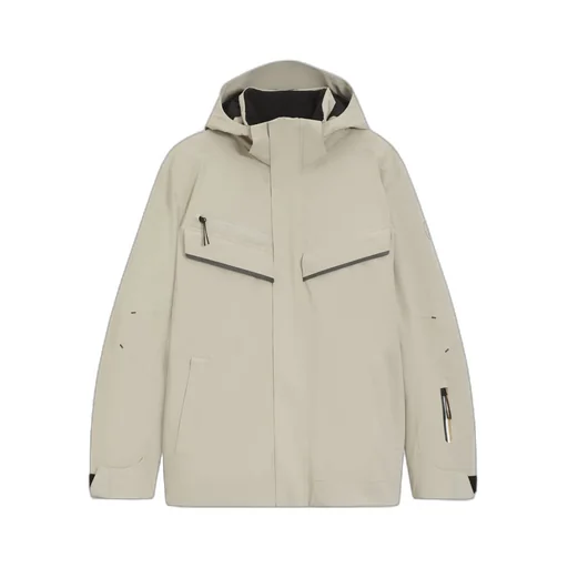 High Neck Hooded Ski Jacket