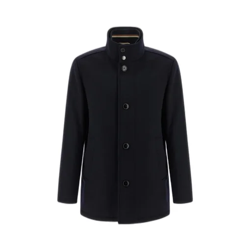 Button-Up Relaxed-Fit Coat