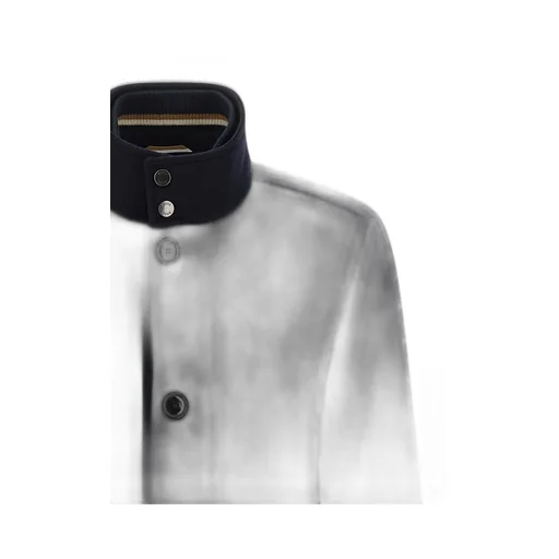Button-Up Relaxed-Fit Coat