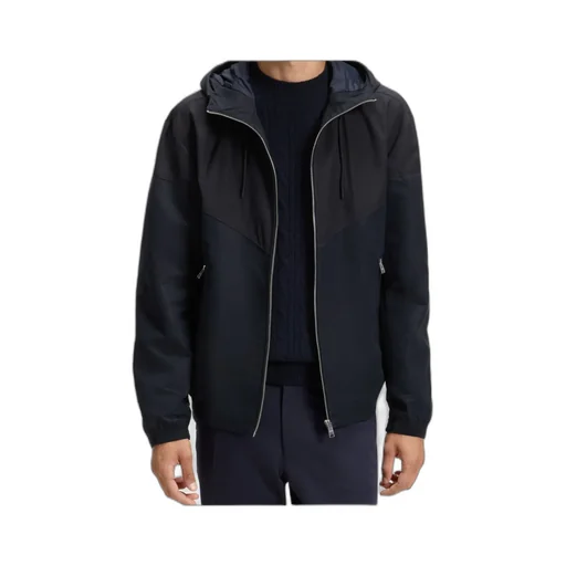 Water-Repellent Hooded Jacket