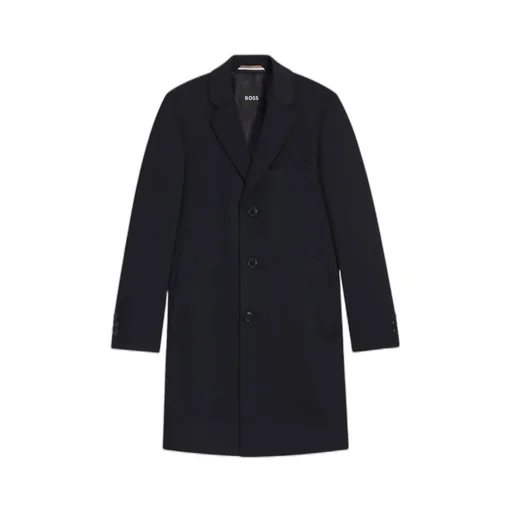 Button-Up Slim-Fit Coat