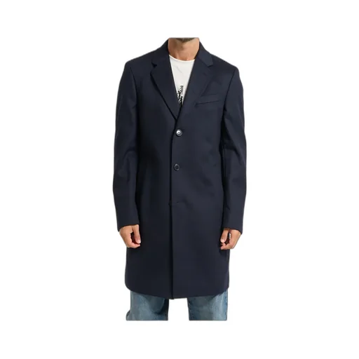 Button-Up Slim-Fit Coat