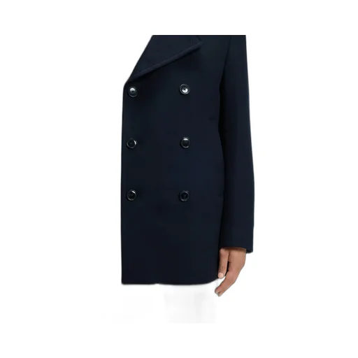 Double-Breasted Slim-Fit Peacoat