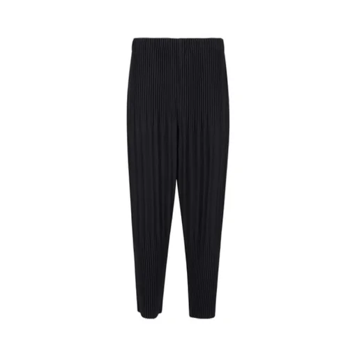 Pleated Cropped Trousers