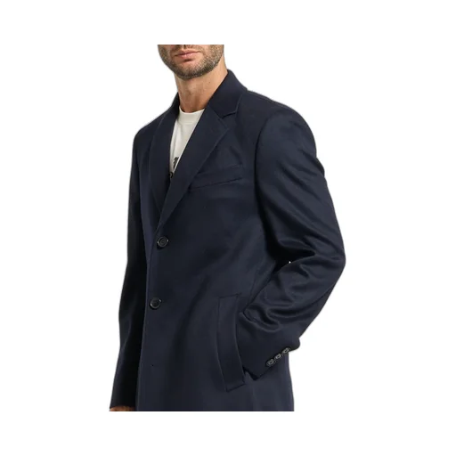 Button-Up Slim-Fit Coat