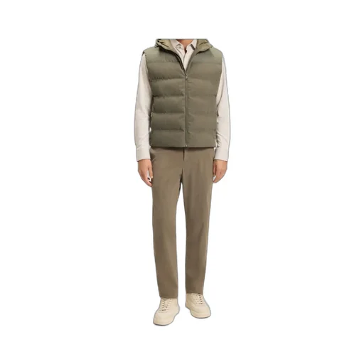 Hooded Panelled Gilet