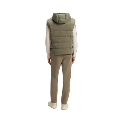 Hooded Panelled Gilet