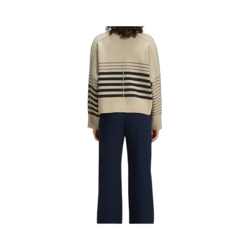 Fudali Striped V-Neck Sweater
