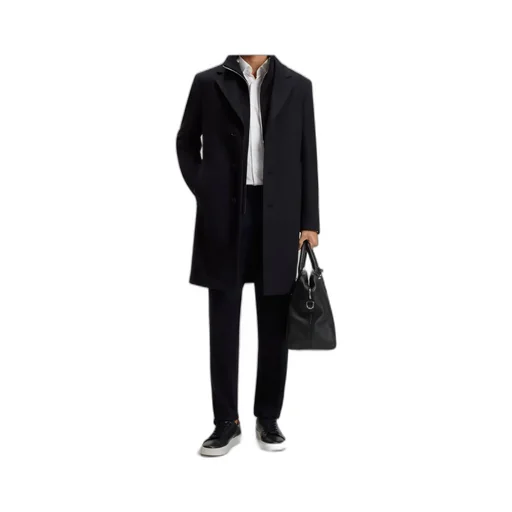 Removable Vest Wool Coat