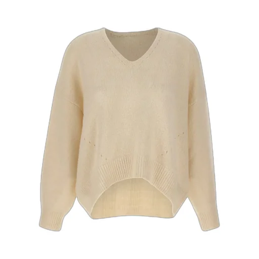 V-Neck Long-Sleeved Jumper