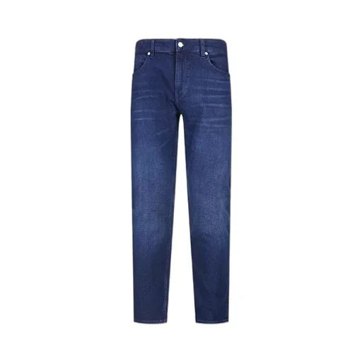 Logo Patch Tapered Jeans