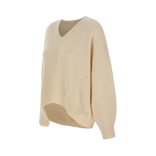V-Neck Long-Sleeved Jumper