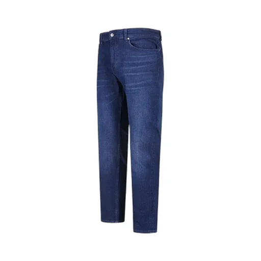 Logo Patch Tapered Jeans