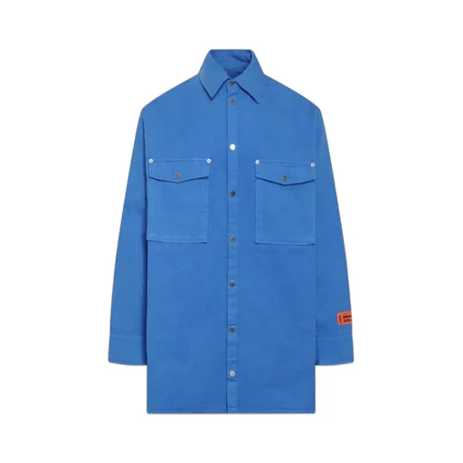 Logo Patch Button-Up Shirt