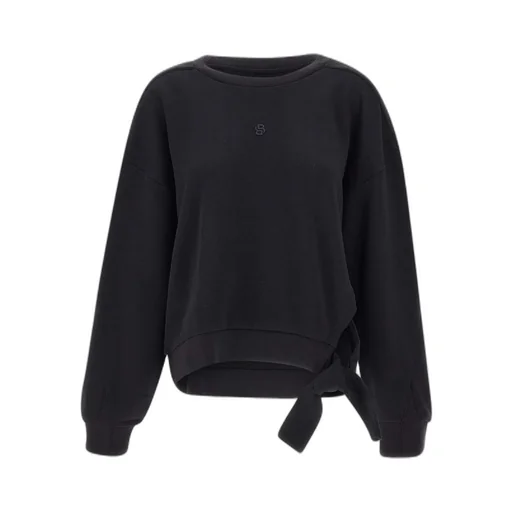 Tie Detailed Loose Fit Sweatshirt