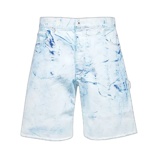 Logo Denim Shorts