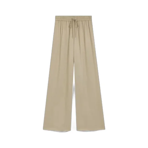 Drawstring Wide-Leg Trousers